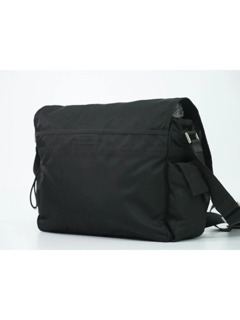 Prada Sports Line Shoulder Bag Pochette Nylon Black